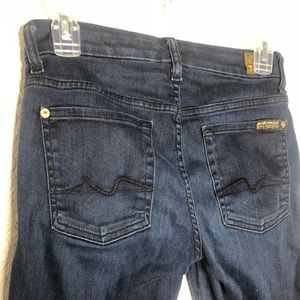 7 For All Mankind Dark Kimmie Straight Leg Jeans